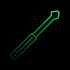 Poster - Screwdriver nolan icon. Simple thin line, outline vector of construction tools icons for ui and ux, website or mobile application