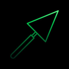 Poster - Putty knife nolan icon. Simple thin line, outline vector of construction tools icons for ui and ux, website or mobile application