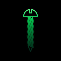 Poster - Concrete nail nolan icon. Simple thin line, outline vector of construction tools icons for ui and ux, website or mobile application