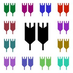 Poster - Spica, ecology multi color style icon. Simple glyph, flat vector of ecology icons for ui and ux, website or mobile application
