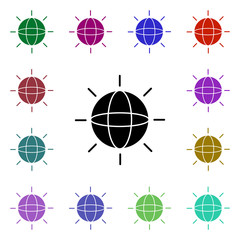 Poster - Energy, earth multi color style icon. Simple glyph, flat vector of ecology icons for ui and ux, website or mobile application