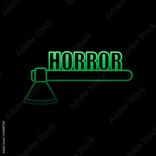 Fotomural Logo horror games nolan icon