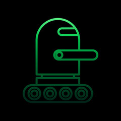 Poster - Robot nolan icon. Simple thin line, outline vector of intelligence icons for ui and ux, website or mobile application