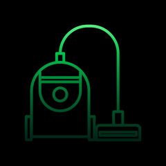Poster - A vacuum cleaner nolan icon. Simple thin line, outline vector of intelligence icons for ui and ux, website or mobile application