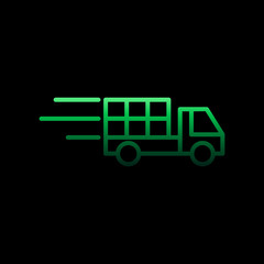 Poster - Express delivery nolan icon. Simple thin line, outline vector of intelligence icons for ui and ux, website or mobile application