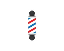 Barber Pole Icon Vector Illlustration