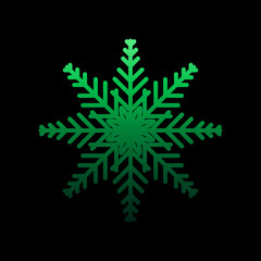 Poster - Snowflake, snow, winter nolan icon. Simple thin line, outline vector of snowflakes icons for ui and ux, website or mobile application