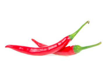 chilli isolated on white background