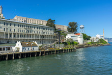 Exterior Views Of The Alcatraz Island In San Francisco