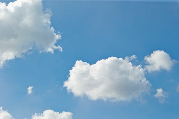 blue sky with clouds