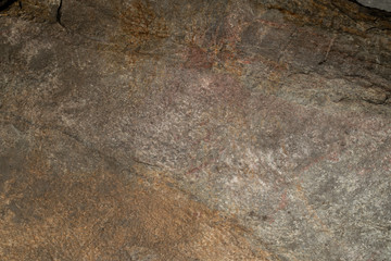 Wall Mural -  natural stone on a black background