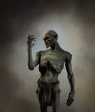 Goblin fantasy folklore creatures,3d rendering