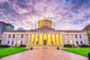 Fototapete - Ohio State House at Dawn