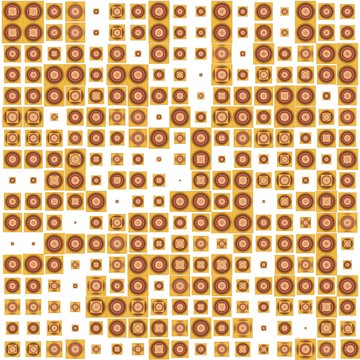 mosaic with squares