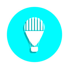 Poster - Balloon badge icon. Simple glyph, flat vector of web icons for ui and ux, website or mobile application