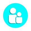 © gunayaliyeva - A family badge icon. Simple glyph, flat vector of web icons for ui and ux, website or mobile application