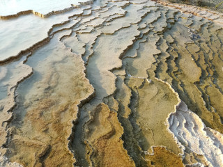 Wall Mural - mammoth hot springs yellowstone national park 