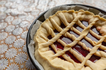 Homemade cakes / Pies / top View