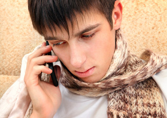 Poster - Young Man with a Phone