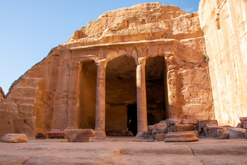 Wall Mural - View on the Garden Temple in Petra, Jordan, located on the trail to High Place of Sacrifice