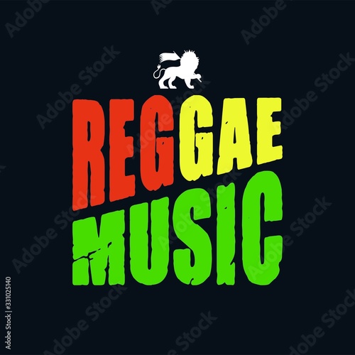 Dekoracja na wymiar  muzyka-reggae-jamajka-lew-judy