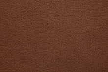 Background Texture Of Brown Natural Leather Grain