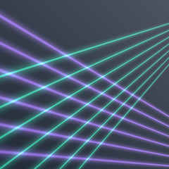Wall Mural - Laser lines design 