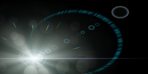 Canvas Print - lens flare design