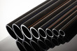 Polyethylene tubes of different diameters for water and gas. Pipeline transportation equipment. Production of polypropylene pipes.