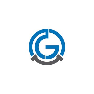 O G OG Logo Smile and Simple And Modern