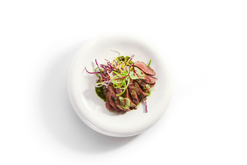 Poster - Tataki roast beef top view