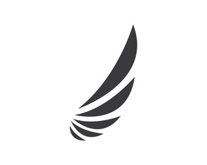 wing logo symbol icon vector illustration