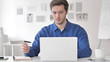 © stockbakers - Online Shopping, Online Payment by Handsome Casual Young Man