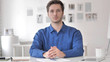 © stockbakers - Thinking Positive Casual Adult Man Brainstorming Looking at camera