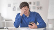 © stockbakers - Casual Adult Man Upset by Failure of Investment