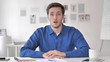 © stockbakers - Surprised Young Man At Work, Shocked
