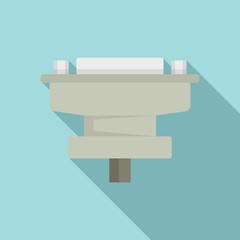 Poster - adapter icon. flat illustration of adapter vector icon for web design