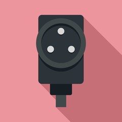 Poster - power socket icon. flat illustration of power socket vector icon for web design