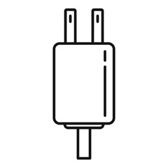 Poster - tablet charger icon. outline tablet charger vector icon for web design isolated on white background