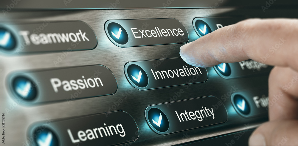 Company Core Values Statement. Innovation, Excellence And Intergity ...