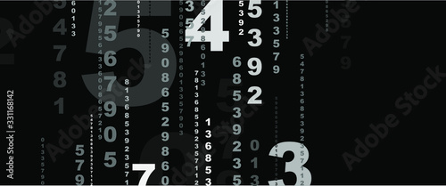 Cuadros en Lienzo background with numbers in rhythmic dimensions.