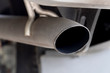 © thongchainak - Close up Exhaust pipe of used car. That may cause pollution on the road.