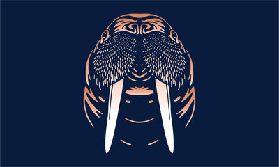 walrus isolated