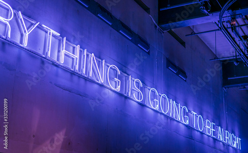 Fotografía everithing is gonig to be alright