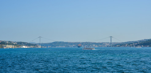 Wall Mural - View of Bosphorus Strait in Istanbul, Turkey