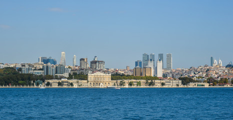 Wall Mural - View of Bosphorus Strait in Istanbul, Turkey