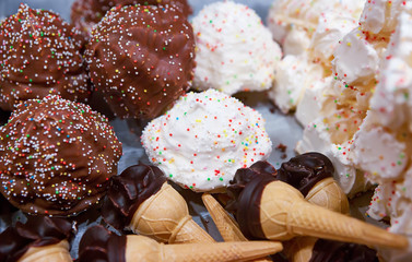 Poster - Mix Sweets in Vilnius Christmas Market during