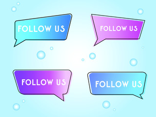 FLAT FOLLOW US PACK