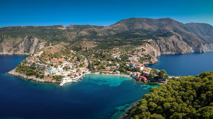 Wall Mural - Village Assos at Kefalonia