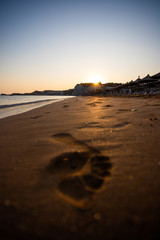 Wall Mural - Xi Beach sunset